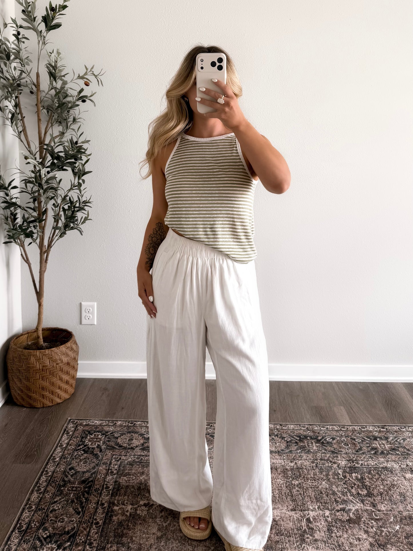Kiwi Crush Striped Tank