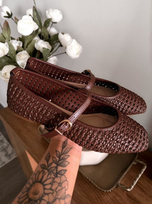 Jamie Woven Mary-Jane / Brown