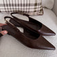 Avenue Slingback Pointed Flats