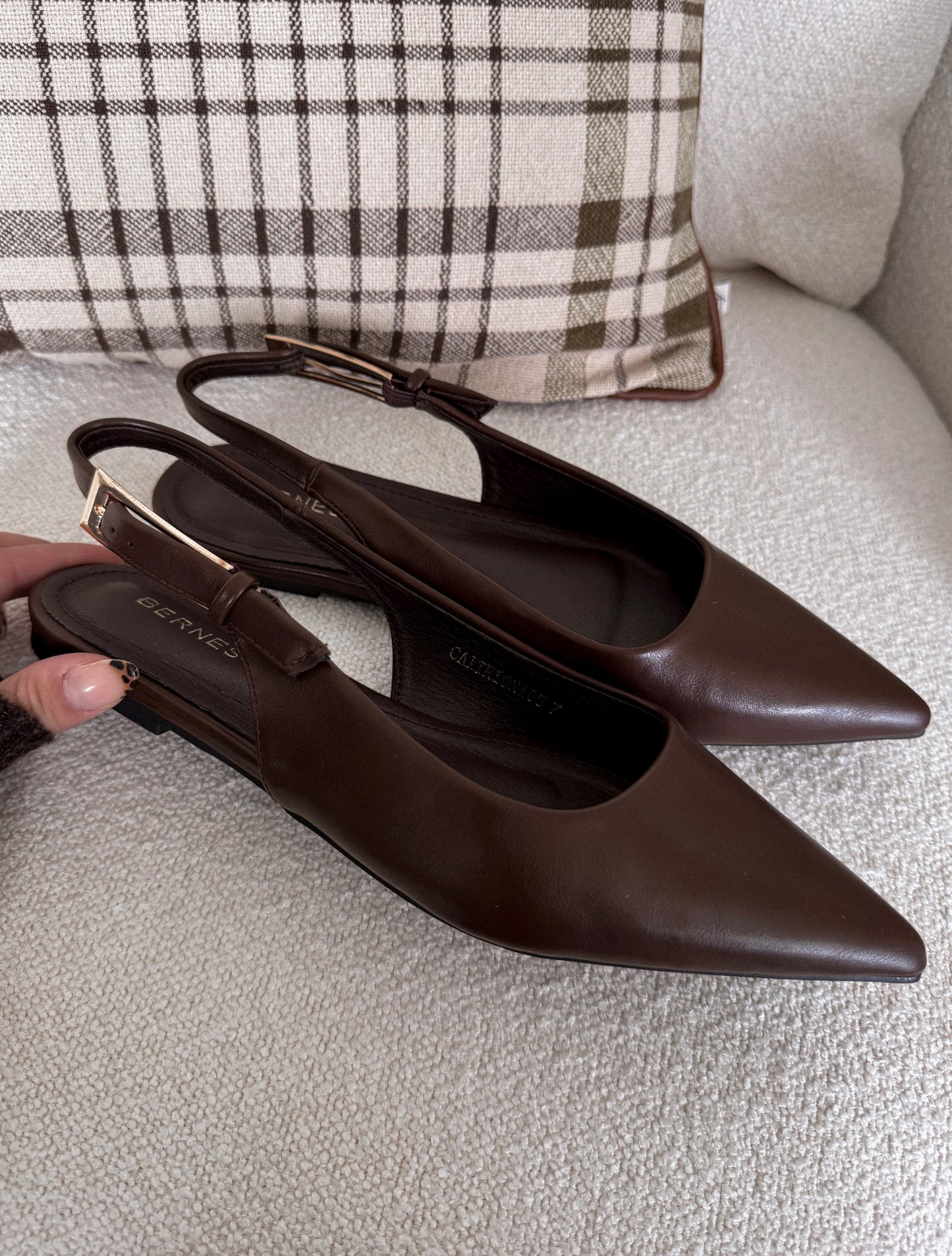 Avenue Slingback Pointed Flats