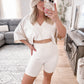 Kay Biker Shorts - Cream Final Sale