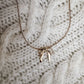 Gold Bow Necklace