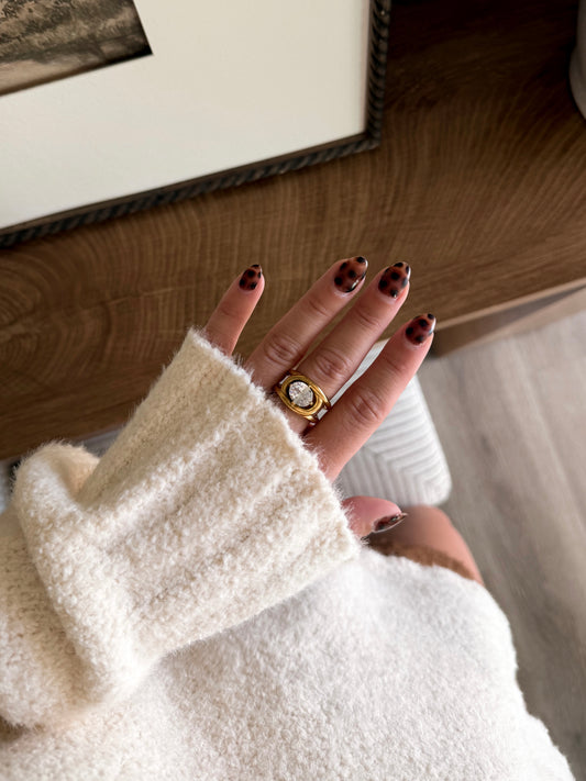 Daphne Gold Statement Ring