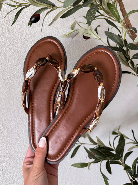 Bondi Shell Flip Flop Sandal