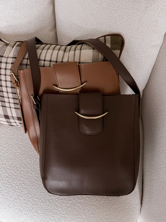 Georgie Leather Crossbody Bag