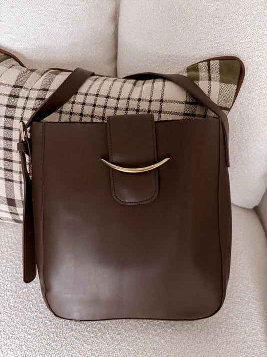 Georgie Leather Crossbody Bag
