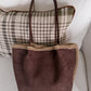 Sherpa & Suede Tote Bag