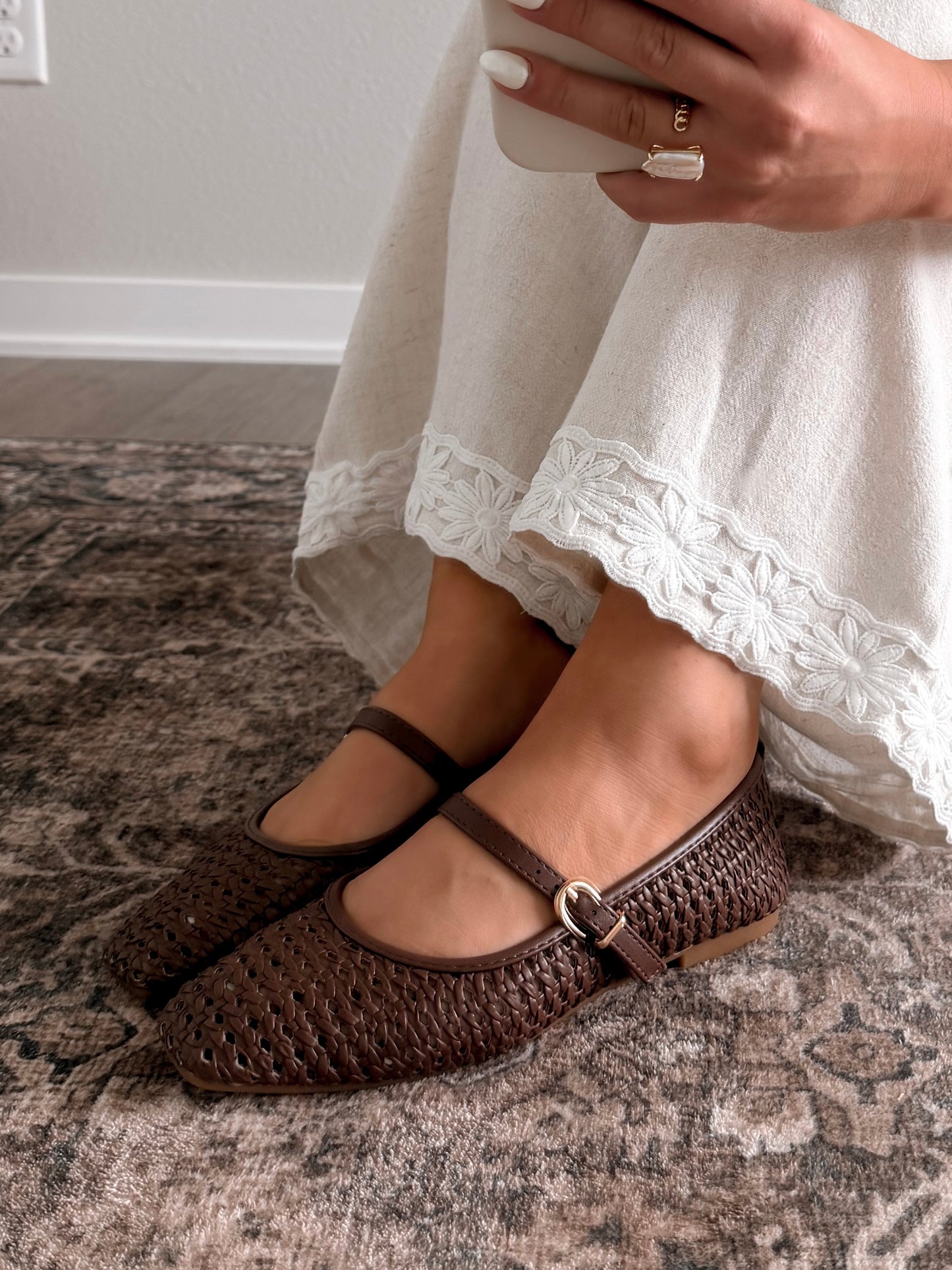 Jamie Woven Mary-Jane / Brown