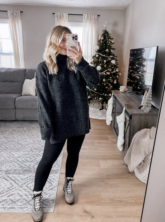 Cozy Up High Neck Sweater Final Sale