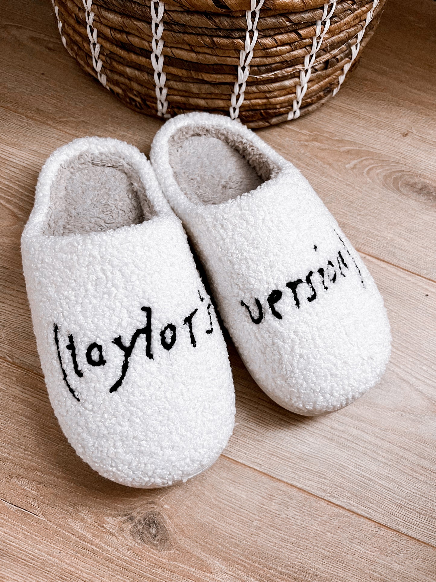 (Taylors Version) White Slippers Final Sale s