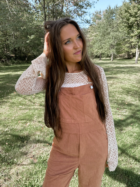 Pumpkin Patch Corduroy Overalls Final Sale