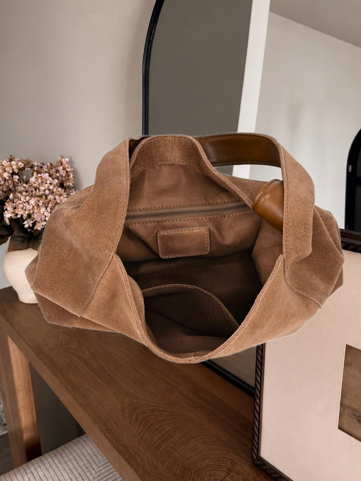 Oakley Suede Hobo Bag (Restocking 10.5)