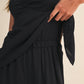 Coastal Night Linen Jumpsuit / Black