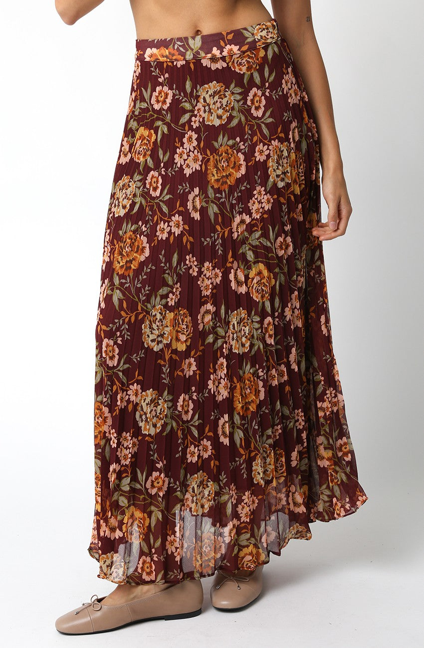 Copperline Floral Maxi Skirt