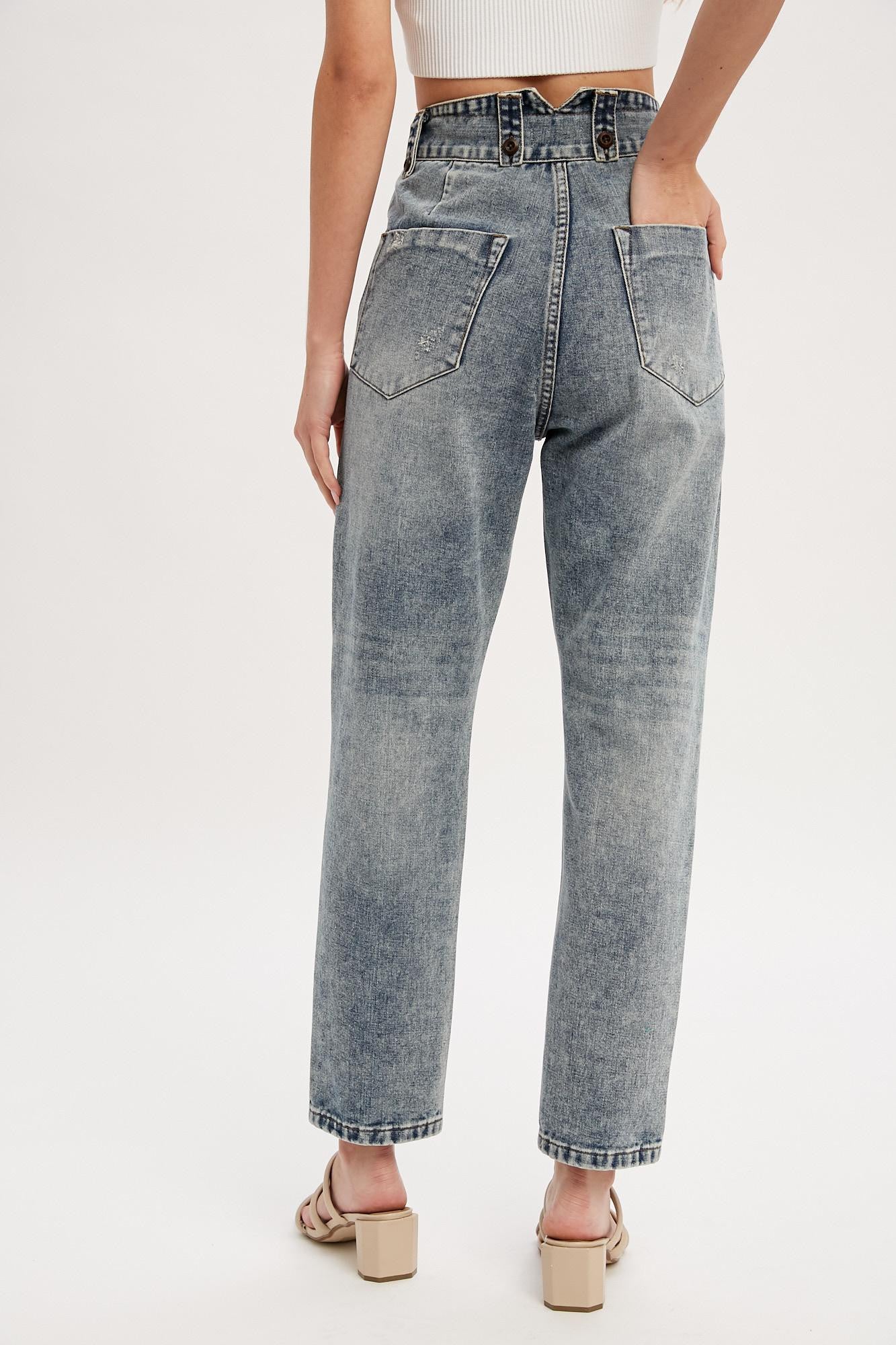 Berkleigh High Waisted Boyfriend Jeans