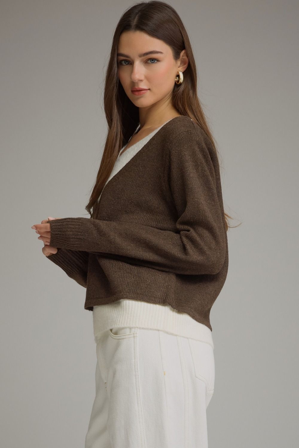 Quiet Hour Knit Sweater / Brown (PREORDER EST SHIP 10.7)