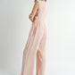 Linen Love Dusty Pink Jumpsuit Final Sale