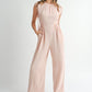 Linen Love Dusty Pink Jumpsuit Final Sale