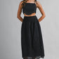 In The Details Eyelet Skirt Set